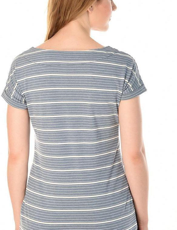 KOTTY Casual Half Sleeve Striped Women Multicolor Top 