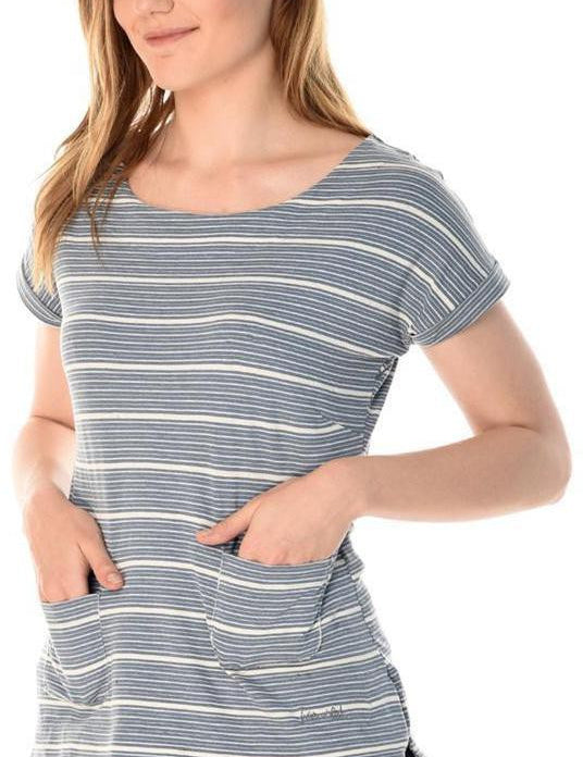 KOTTY Casual Half Sleeve Striped Women Multicolor Top 
