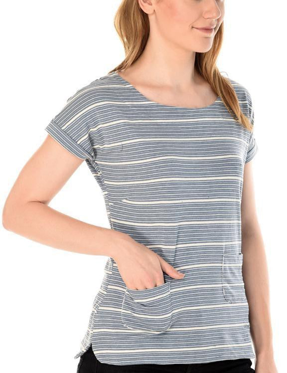 KOTTY Casual Half Sleeve Striped Women Multicolor Top 