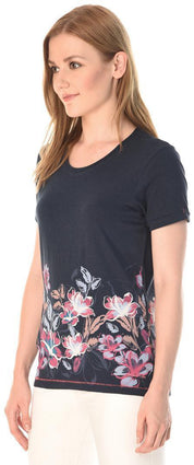 KOTTY Casual Full Sleeve Printed Women Purple Top 