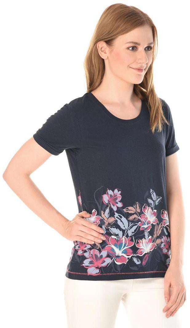 KOTTY Casual Full Sleeve Printed Women Purple Top 