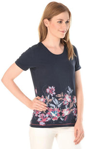 KOTTY Casual Full Sleeve Printed Women Purple Top 
