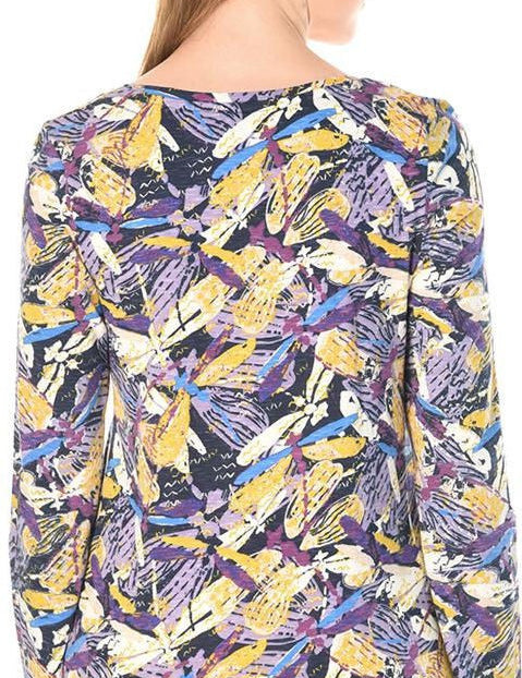 KOTTY Casual Full Sleeve Printed Women Multicolor Top 