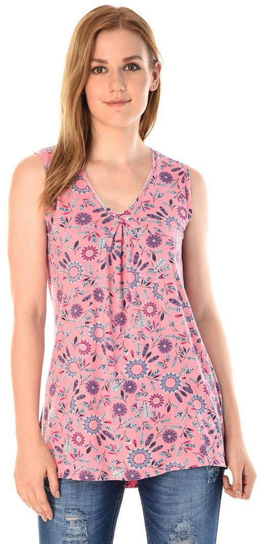 KOTTY Casual Full Sleeve Printed Women Pink Top 