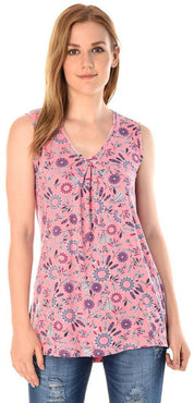 KOTTY Casual Full Sleeve Printed Women Pink Top 