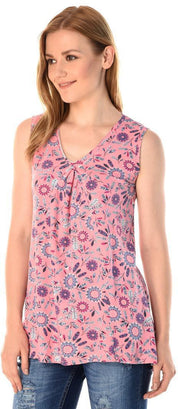 KOTTY Casual Full Sleeve Printed Women Pink Top 