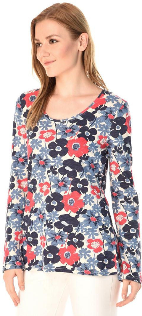 KOTTY Casual Full Sleeve Printed Women Multicolor Top 