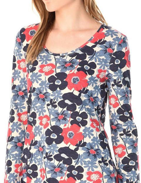 KOTTY Casual Full Sleeve Printed Women Multicolor Top 