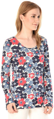KOTTY Casual Full Sleeve Printed Women Multicolor Top 