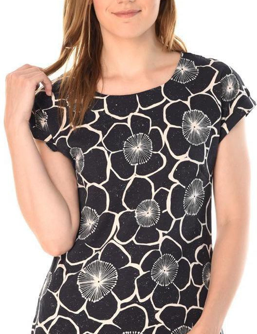 KOTTY Casual Full Sleeve Printed Women Black Top 
