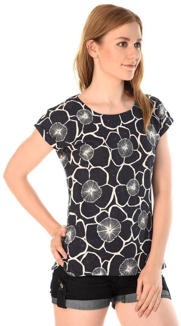 KOTTY Casual Full Sleeve Printed Women Black Top 