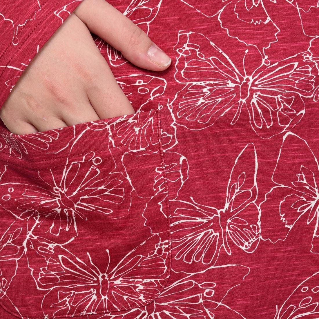 KOTTY Casual Full Sleeve Printed Women Red Top 