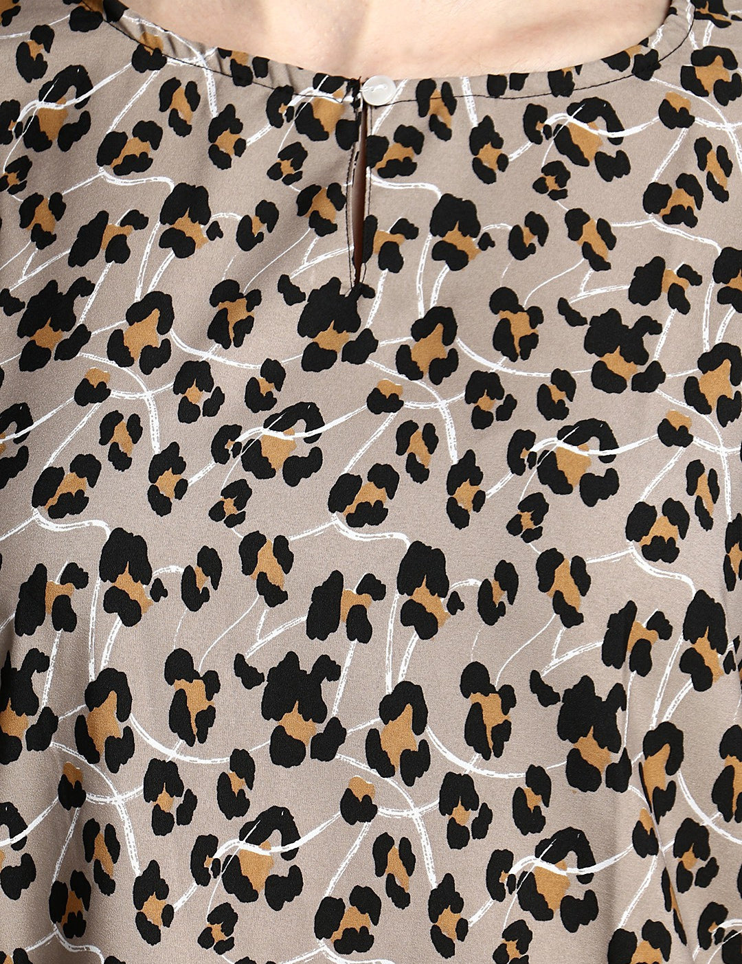4 Sleeve Printed Women Multicolor Top 