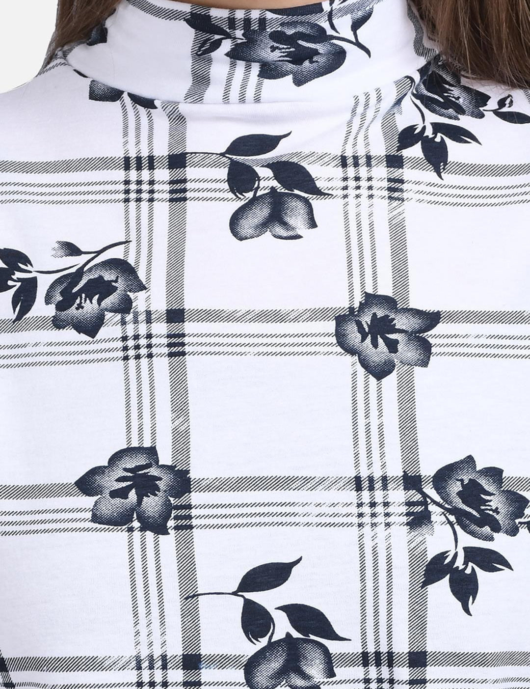KOTTY Casual Half Sleeve Printed Women Multicolor Top 