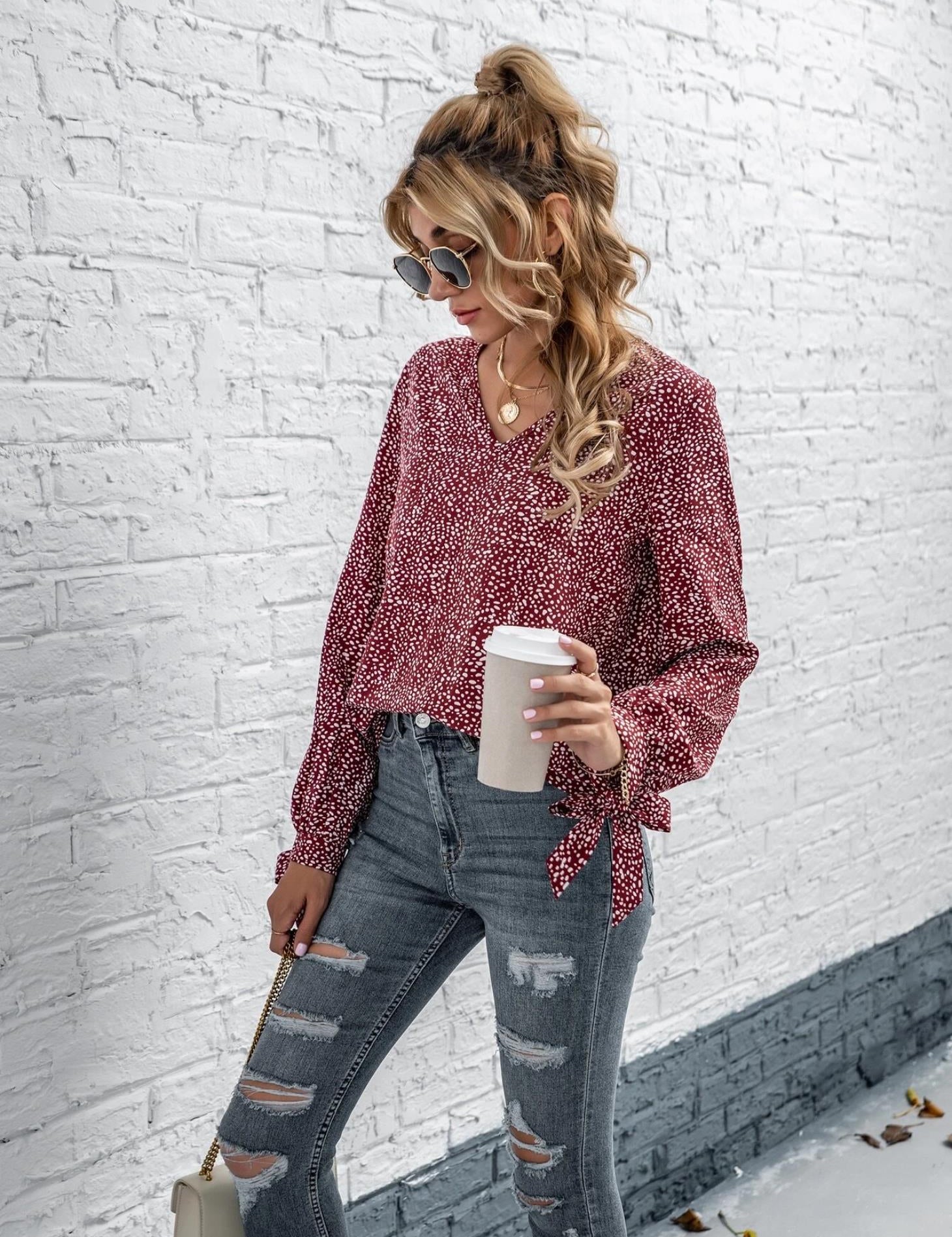 KOTTY Women's Printed Top