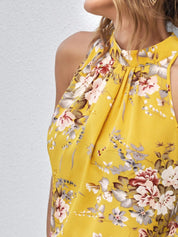 KOTTY Casual Printed Women Yellow Top 
