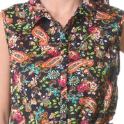 KOTTY Casual Sleeveless Floral Print Women Multicolor Top 