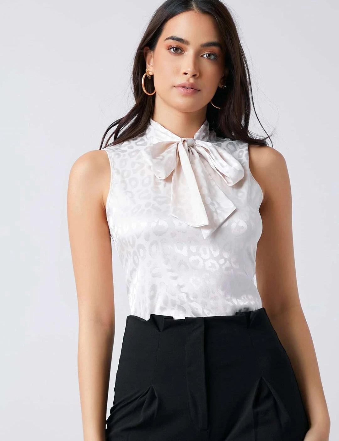 KOTTY Casual Printed Women White Top 