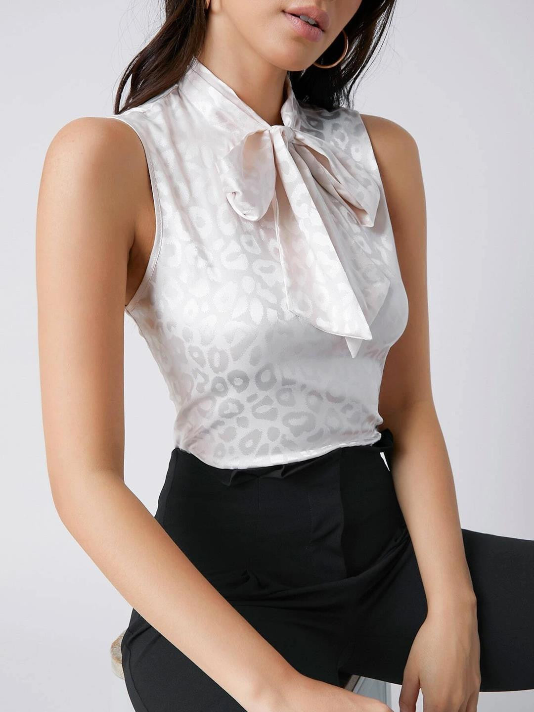 KOTTY Casual Printed Women White Top 