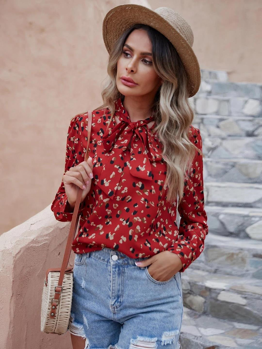KOTTY Casual Printed Women Multicolor Top 
