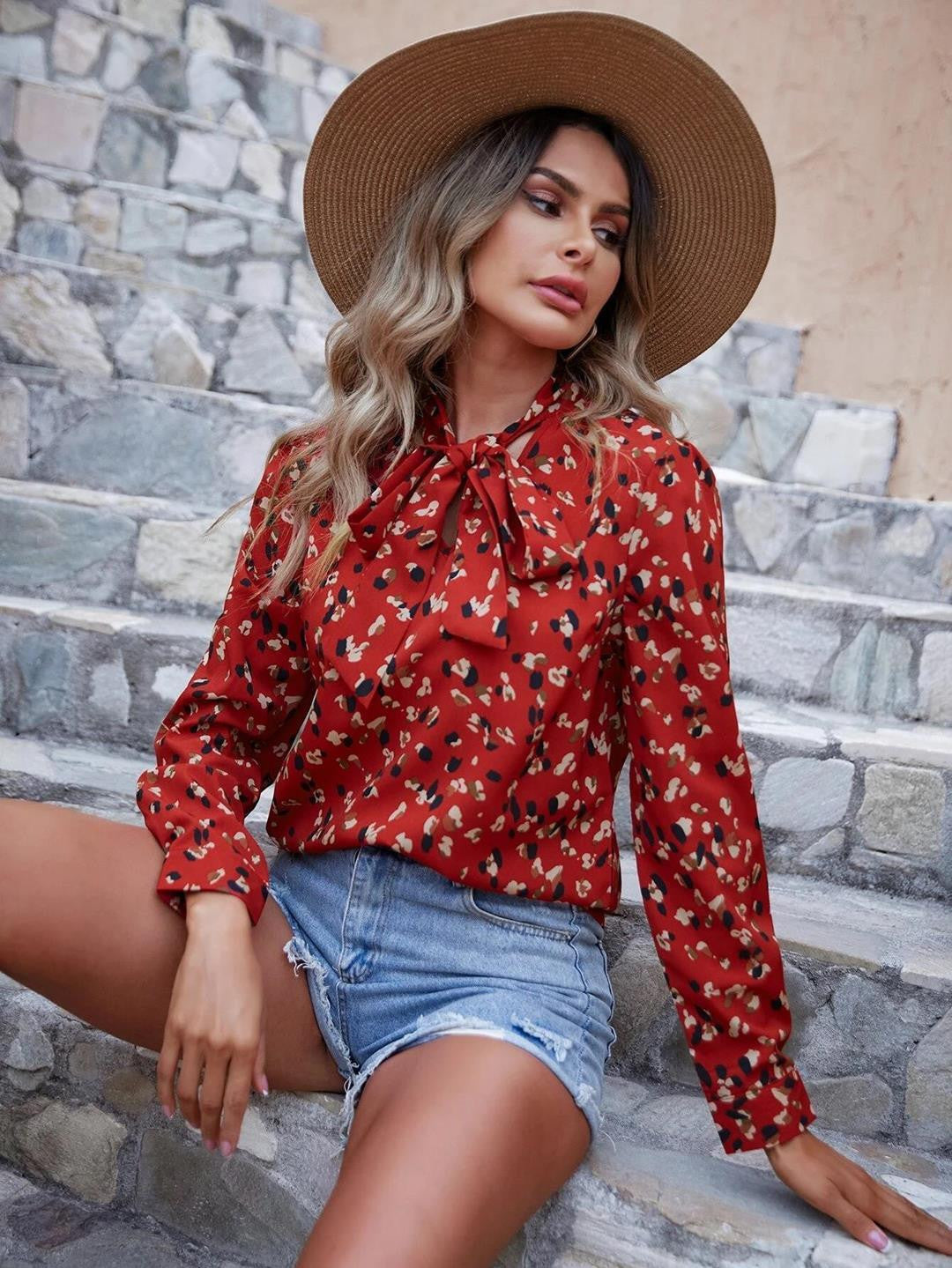KOTTY Casual Printed Women Multicolor Top 