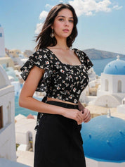 KOTTY Casual Printed Women Multicolor Top 