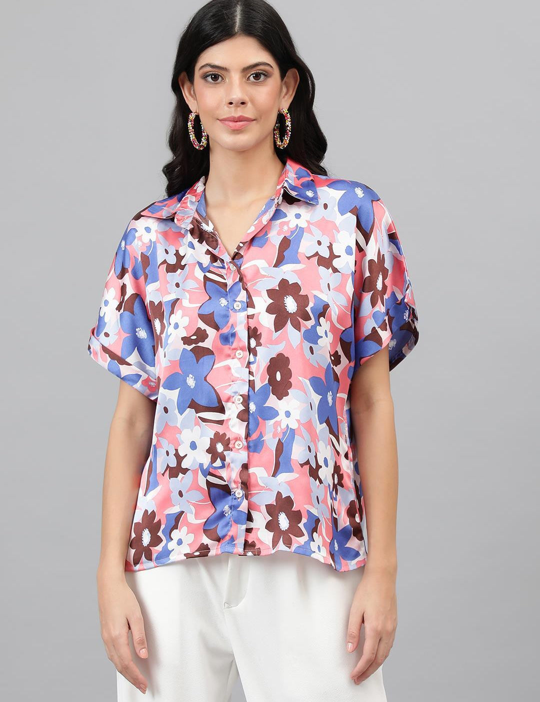 KOTTY Casual Printed Women Multicolor Top 