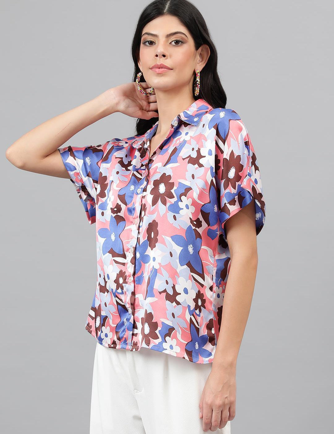 KOTTY Casual Printed Women Multicolor Top 