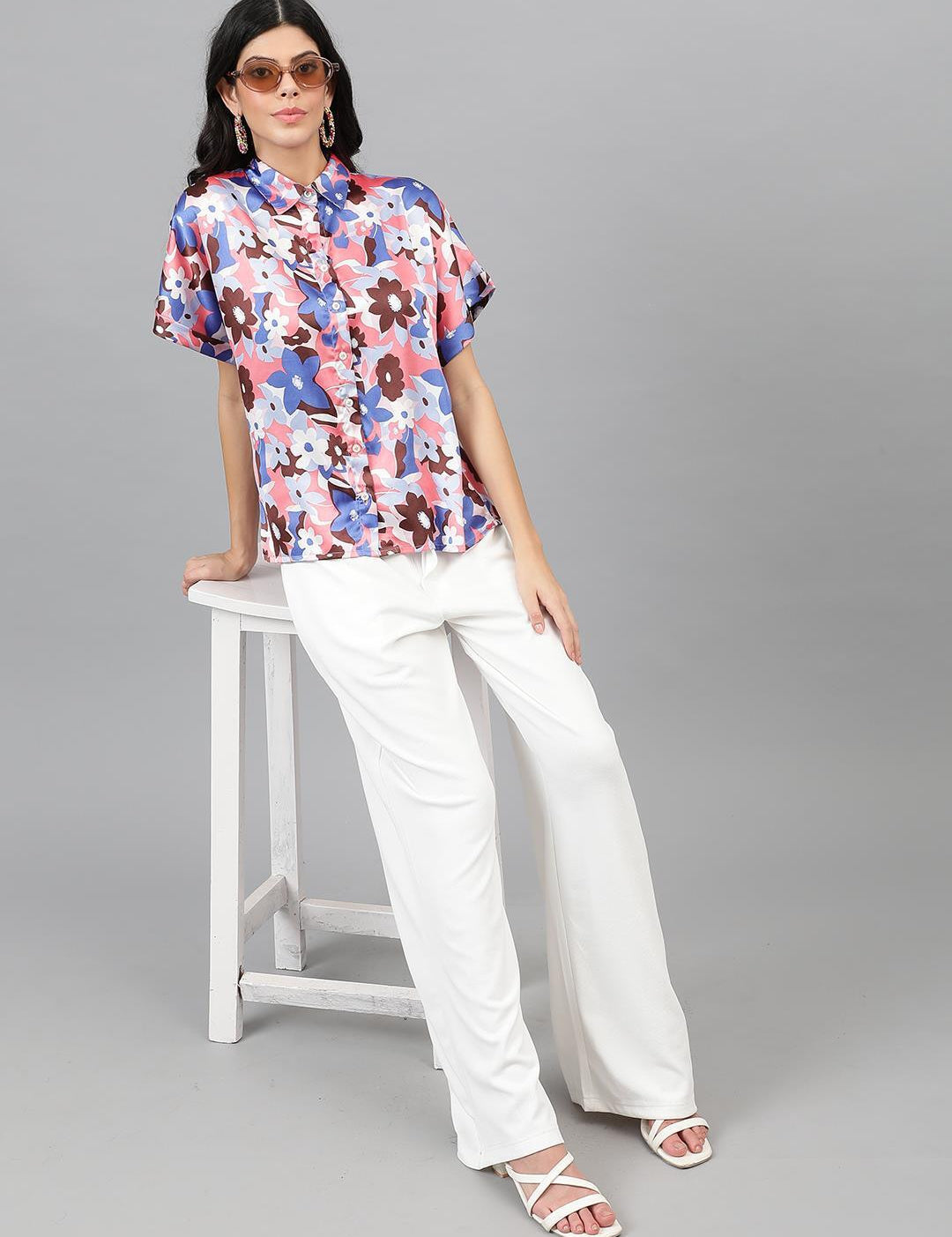 KOTTY Casual Printed Women Multicolor Top 