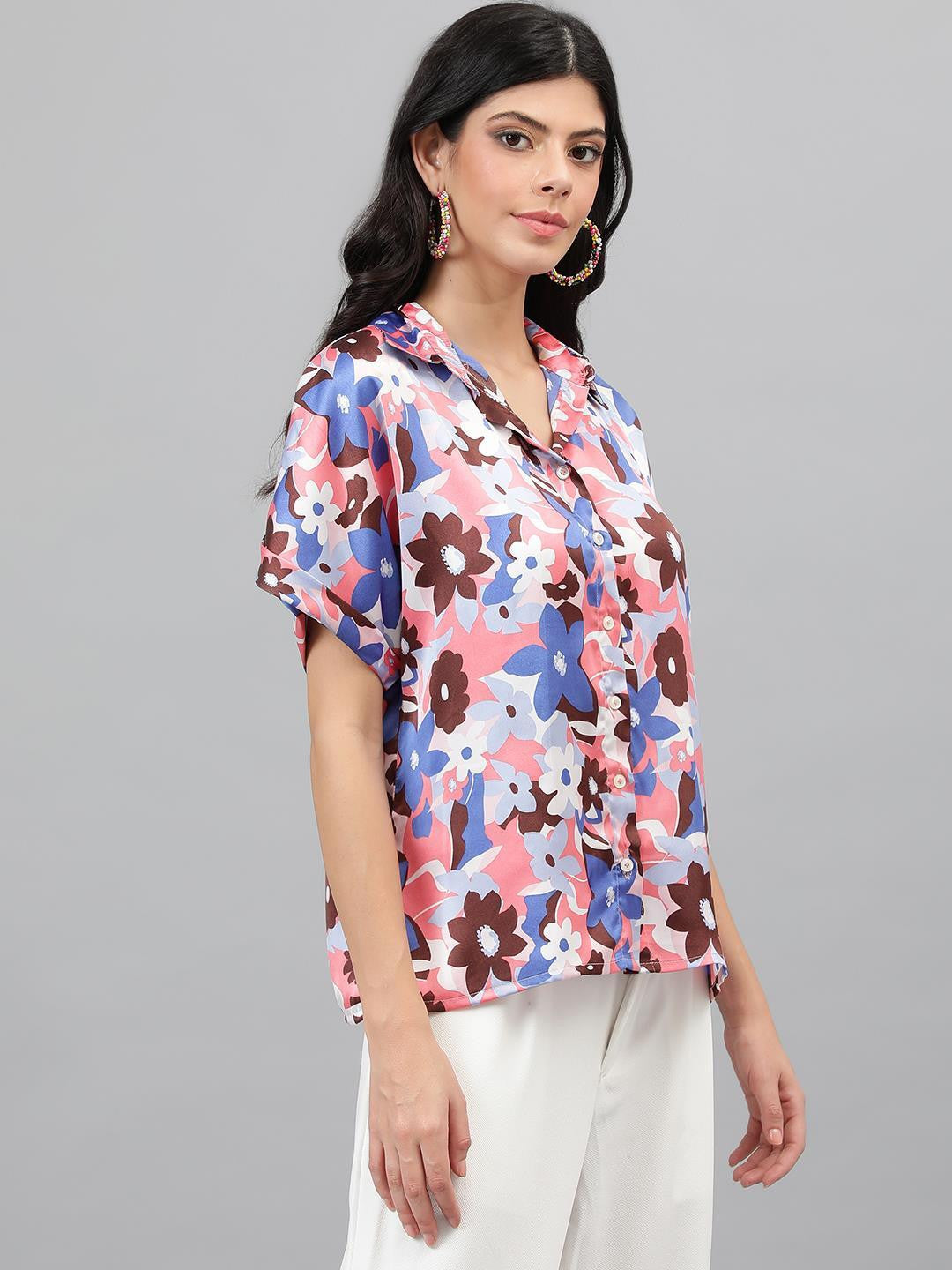 KOTTY Casual Printed Women Multicolor Top 