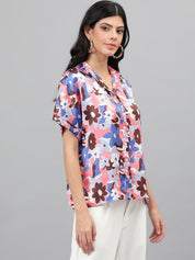 KOTTY Casual Printed Women Multicolor Top 