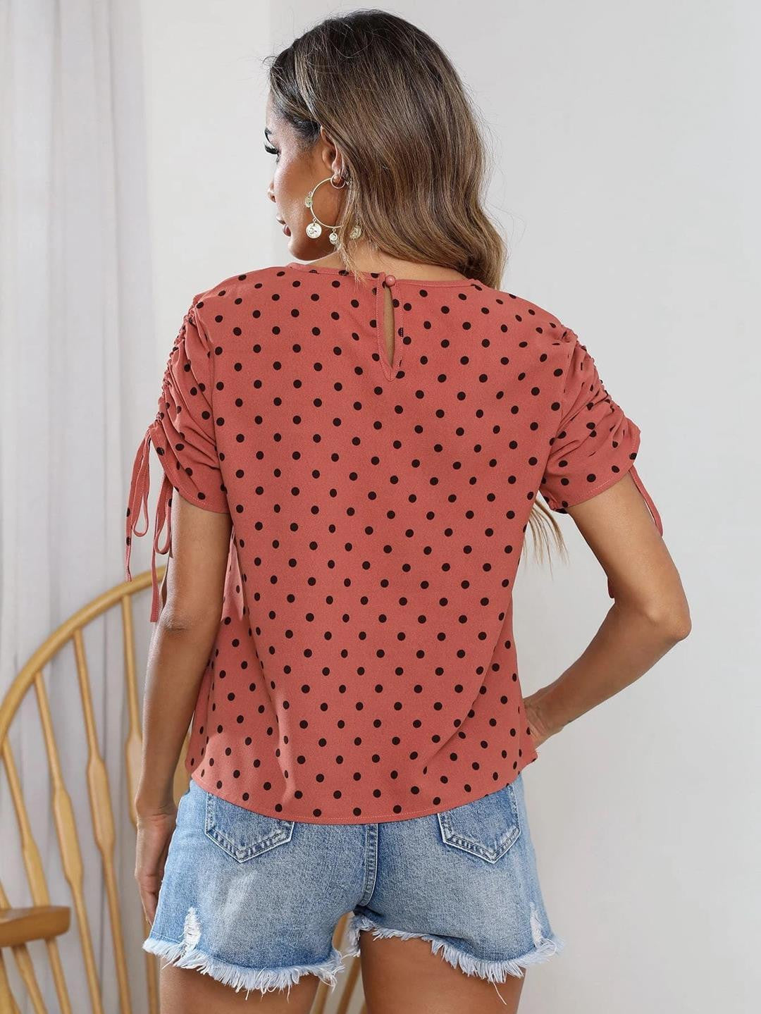 KOTTY Casual Printed Women Pink, Black Top 