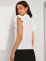 KOTTY Casual Solid Women White Top 