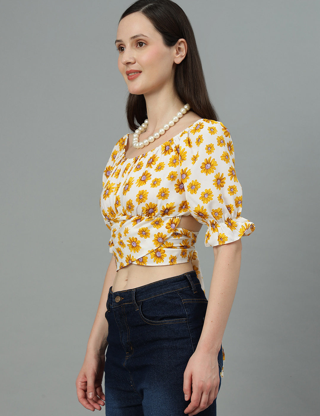 KOTTY Casual Printed Women Multicolor Top 