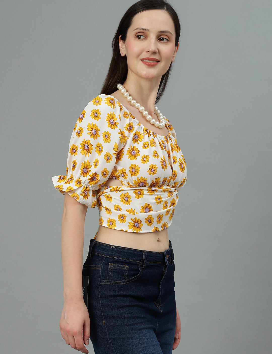 KOTTY Casual Printed Women Multicolor Top 