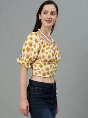 KOTTY Casual Printed Women Multicolor Top 