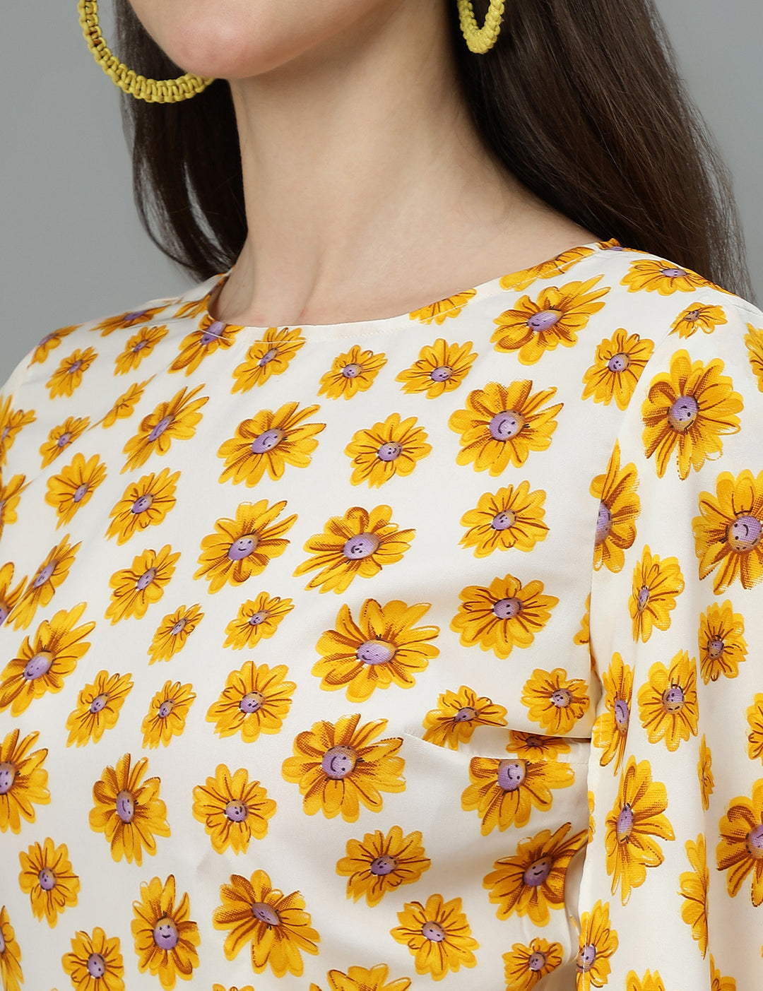 KOTTY Casual Printed Women Multicolor Top 
