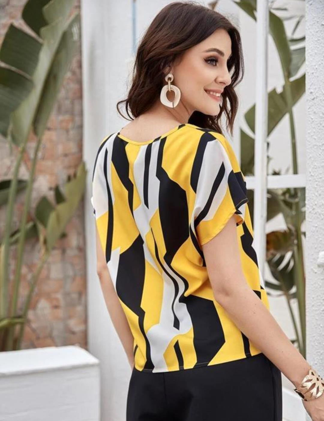 KOTTY Casual Printed Women Multicolor Top 