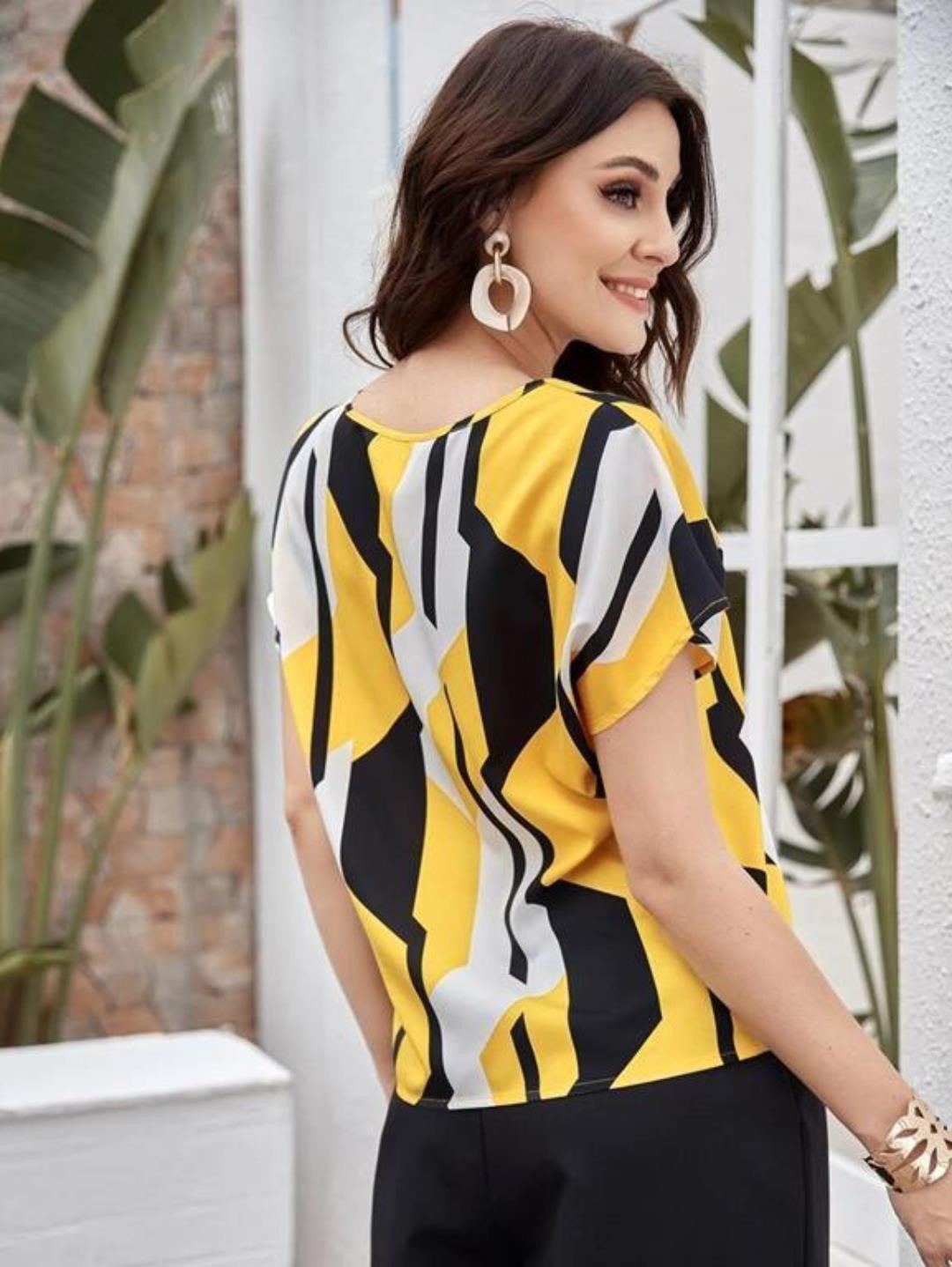 KOTTY Casual Printed Women Multicolor Top 