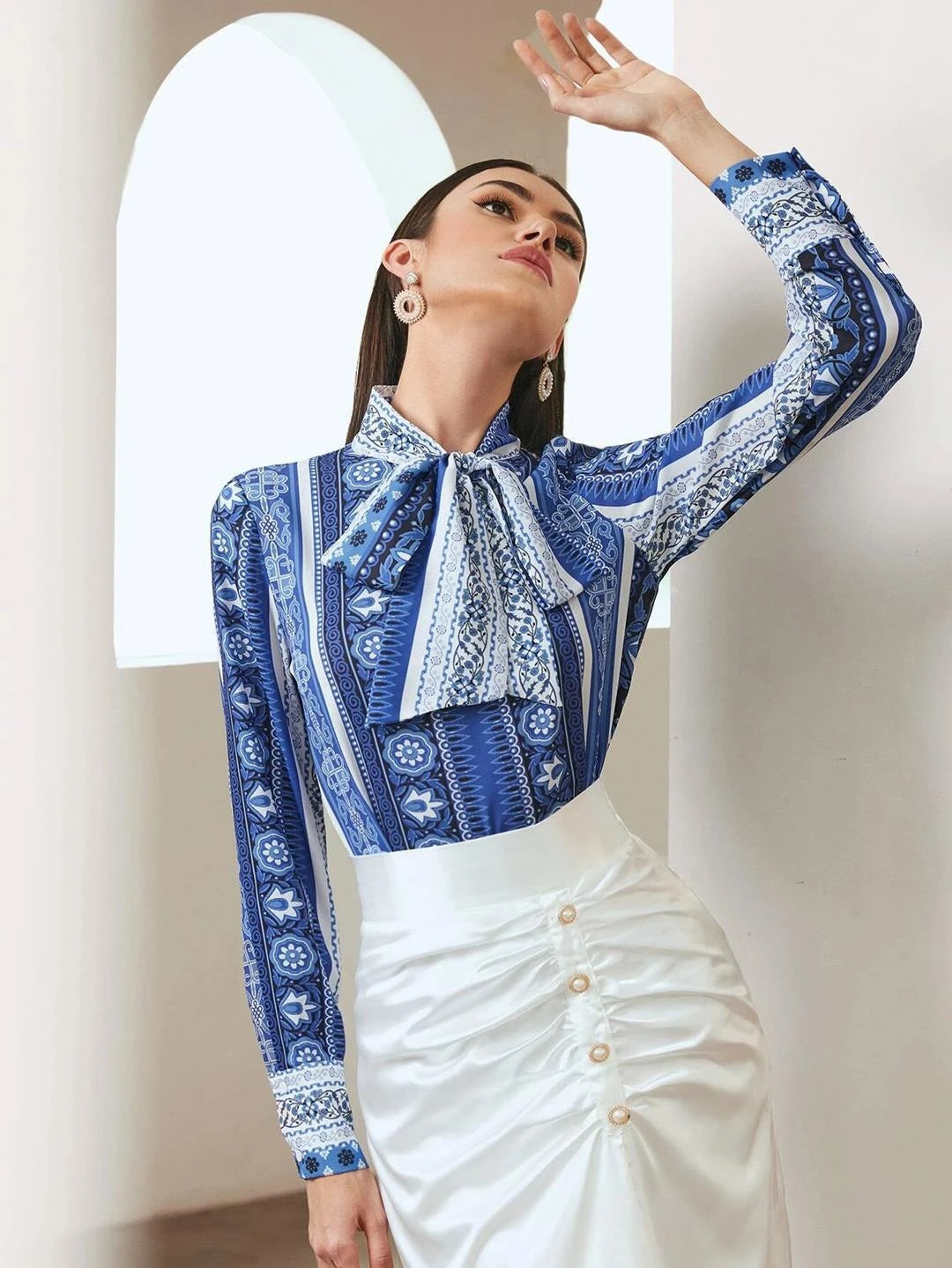 KOTTY Casual Printed Women Multicolor Top 