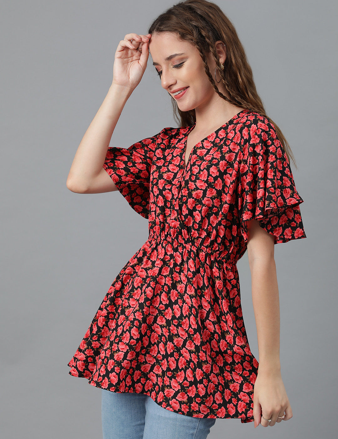KOTTY Casual Printed Women Multicolor Top 