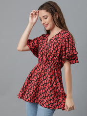 KOTTY Casual Printed Women Multicolor Top 