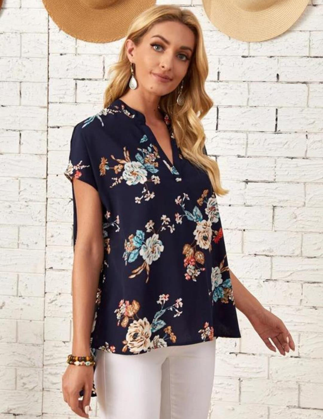 KOTTY Casual Floral Print Women Multicolor Top 