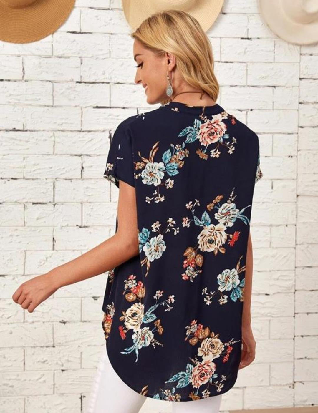 KOTTY Casual Floral Print Women Multicolor Top 