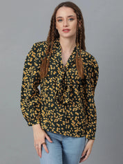 KOTTY Casual Printed Women Multicolor Top 