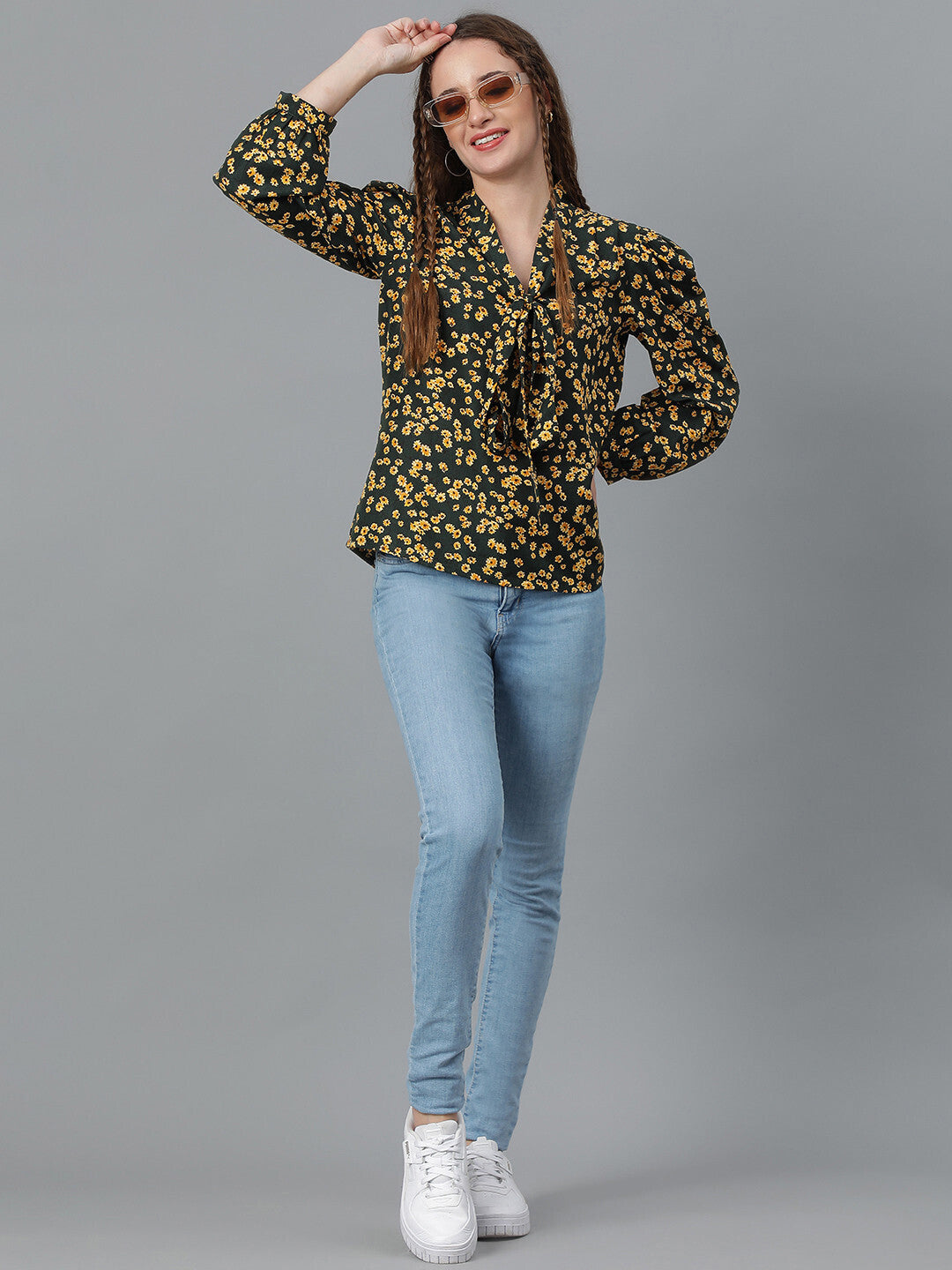 KOTTY Casual Printed Women Multicolor Top 