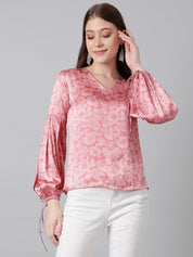 KOTTY Casual Printed Women Multicolor Top 