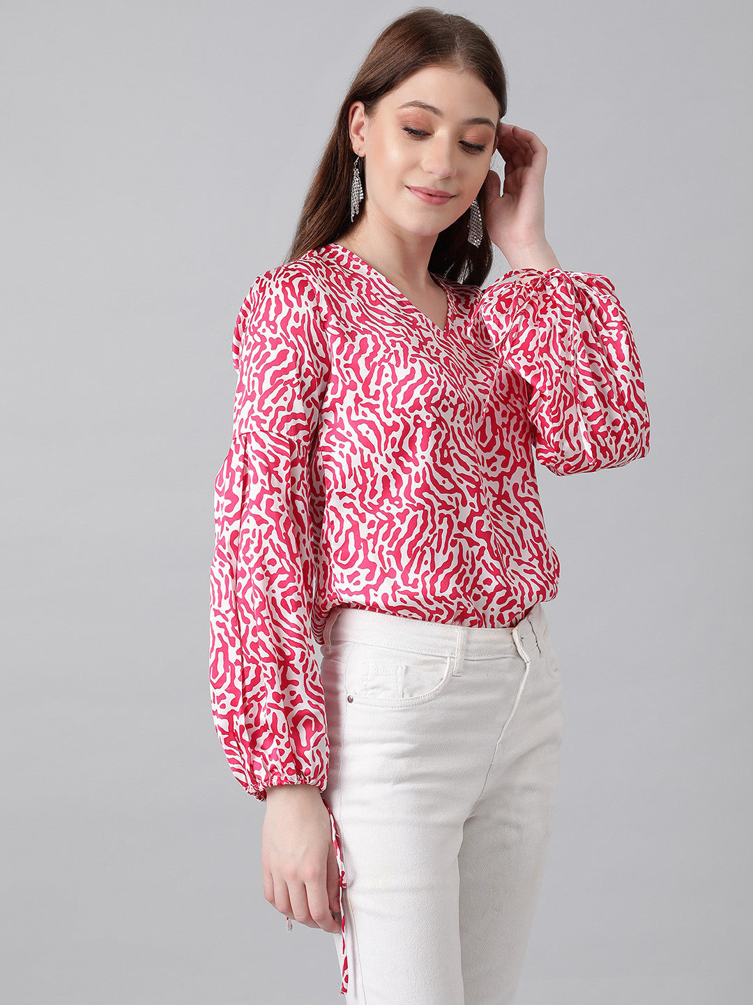 KOTTY Casual Printed Women Multicolor Top 