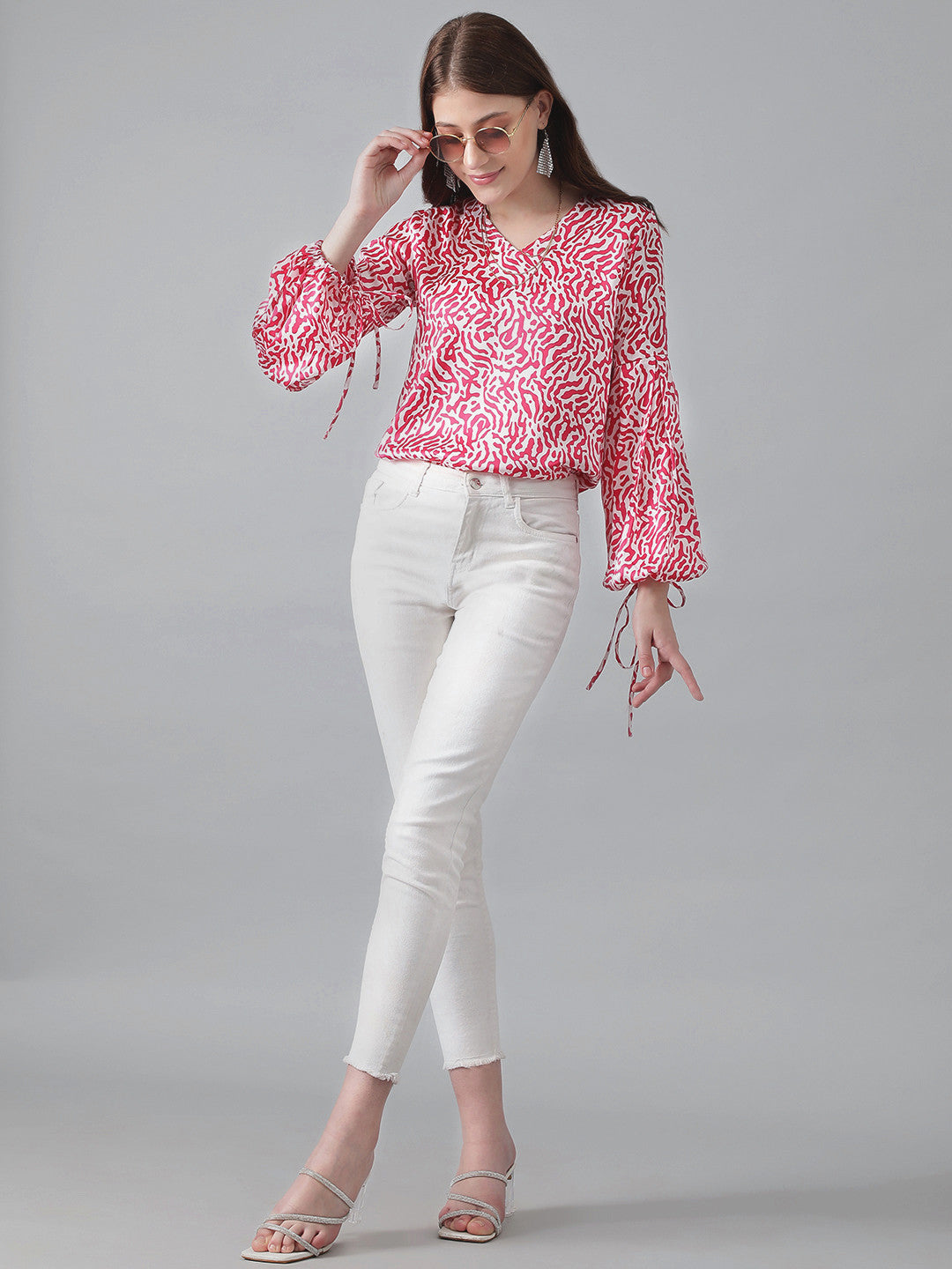 KOTTY Casual Printed Women Multicolor Top 