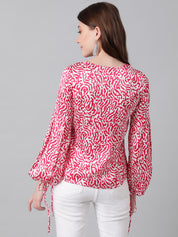 KOTTY Casual Printed Women Multicolor Top 